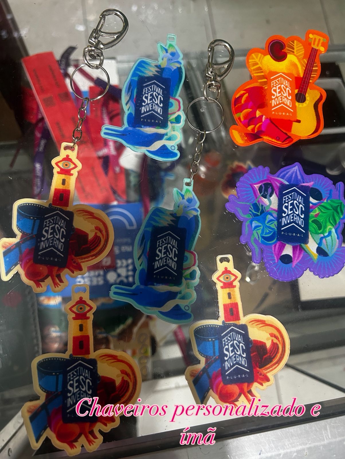 Chaveiros e Imas Personalizados